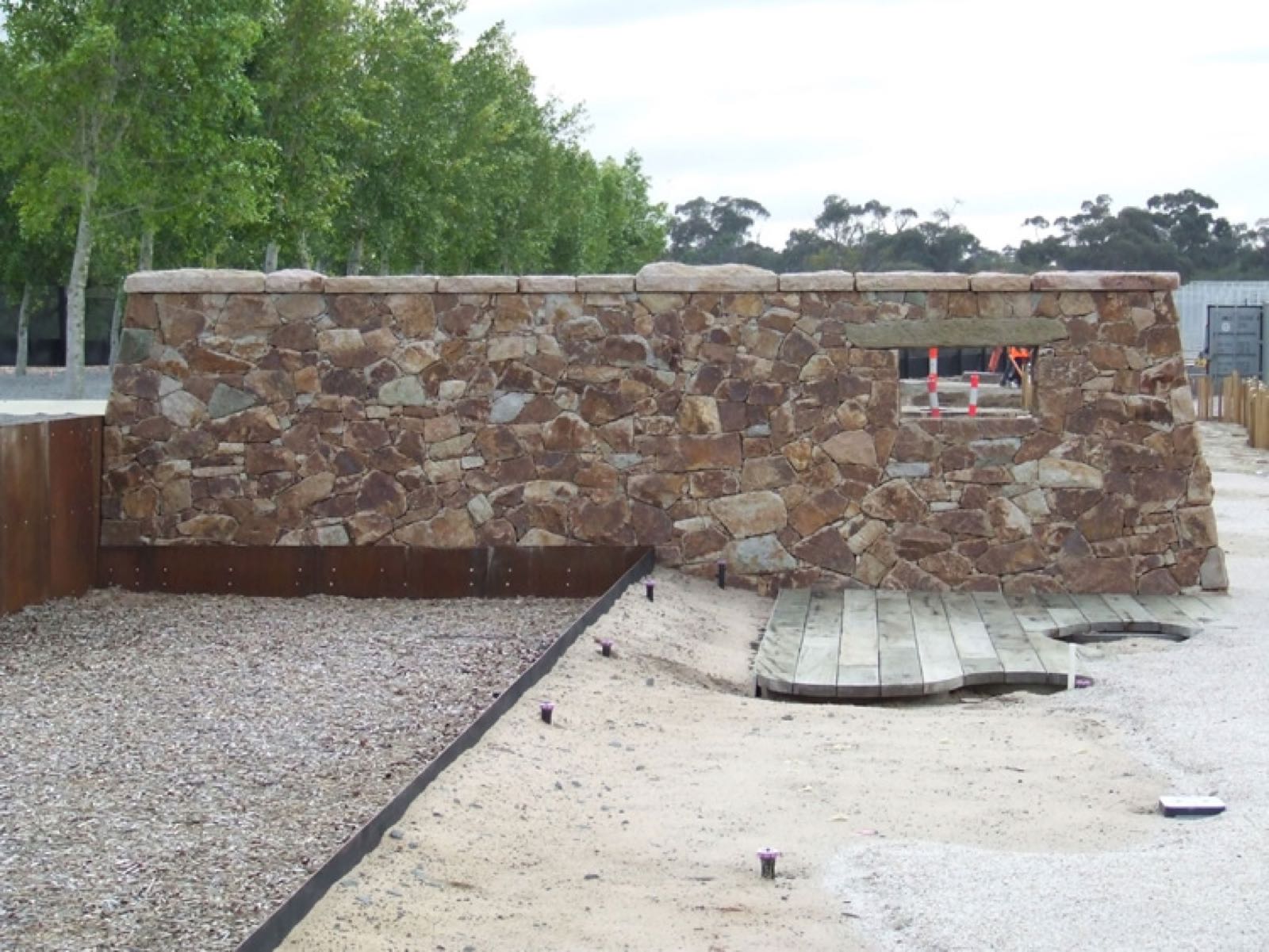 Australian Garden Project — stonework by Creative Stone Masonry