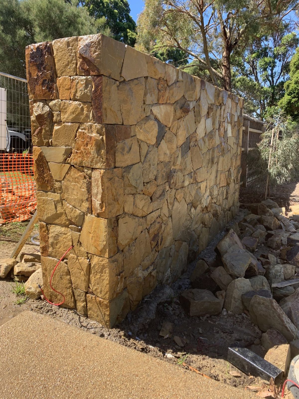 Fences &mdash; stonework by Creative Stone Masonry
