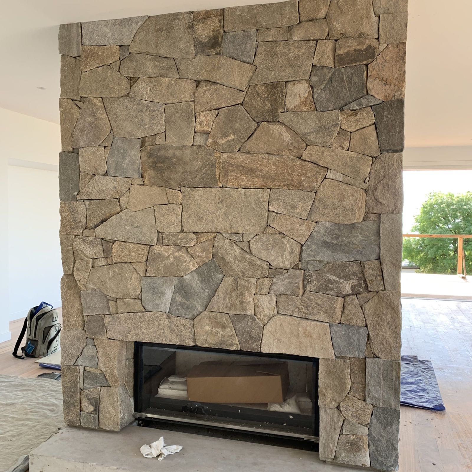 Fireplaces &mdash; stonework by Creative Stone Masonry