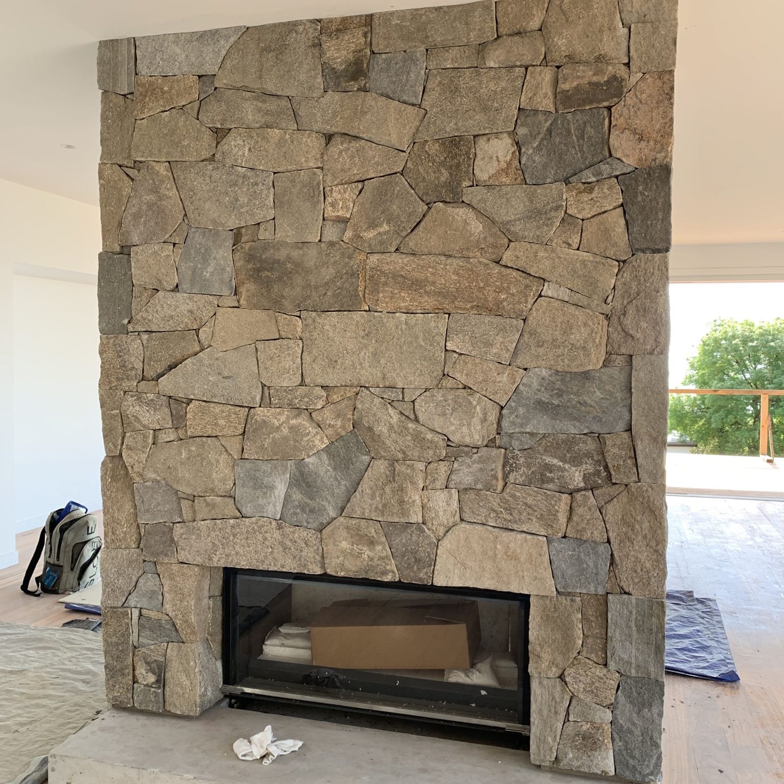 Fireplaces &mdash; stonework by Creative Stone Masonry