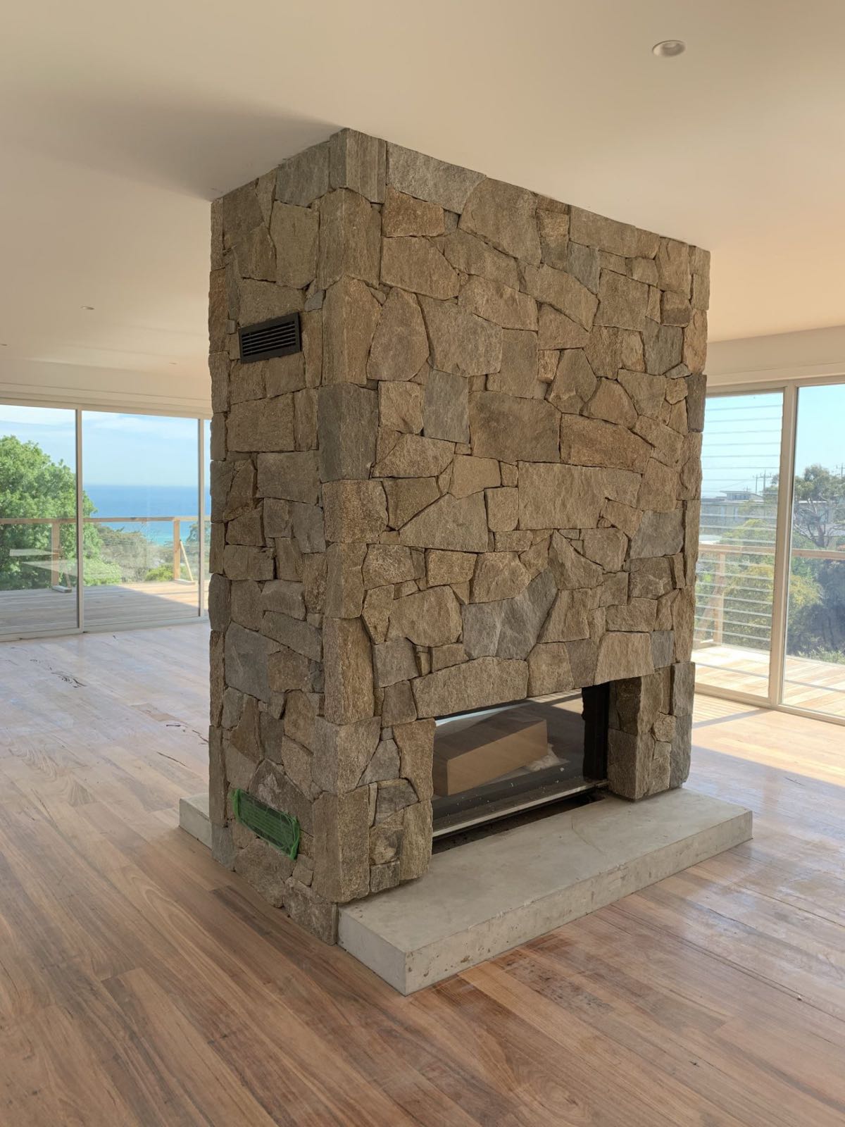 Fireplaces &mdash; stonework by Creative Stone Masonry