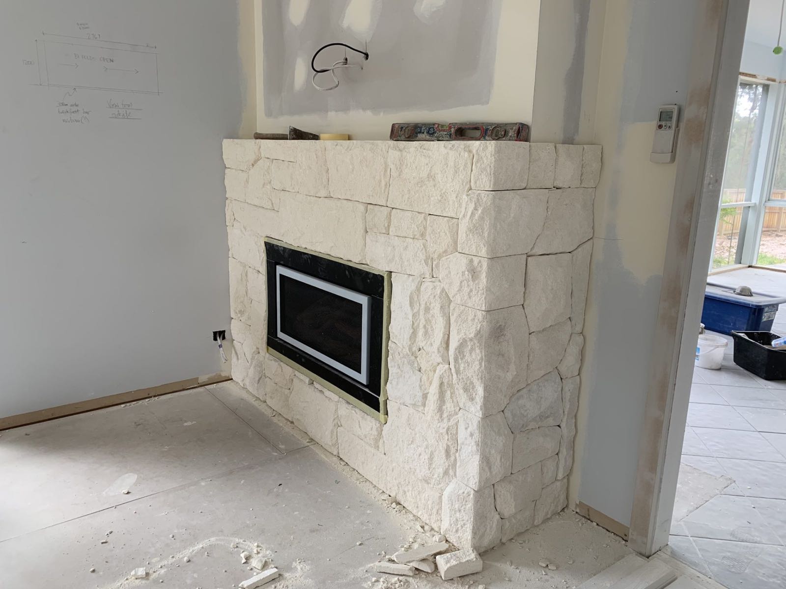 Fireplaces &mdash; stonework by Creative Stone Masonry