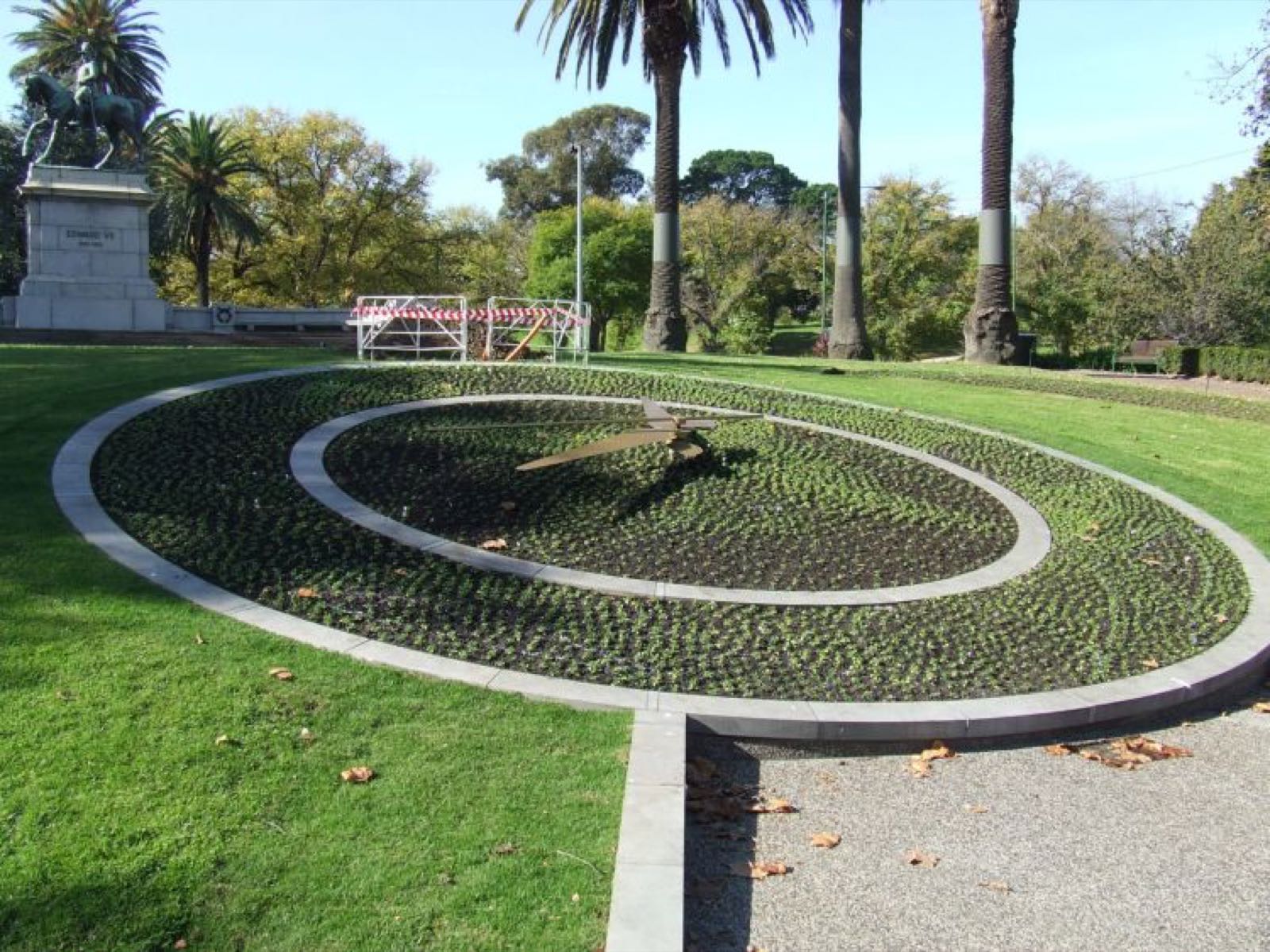 Floral Clock &mdash; stonework by Creative Stone Masonry