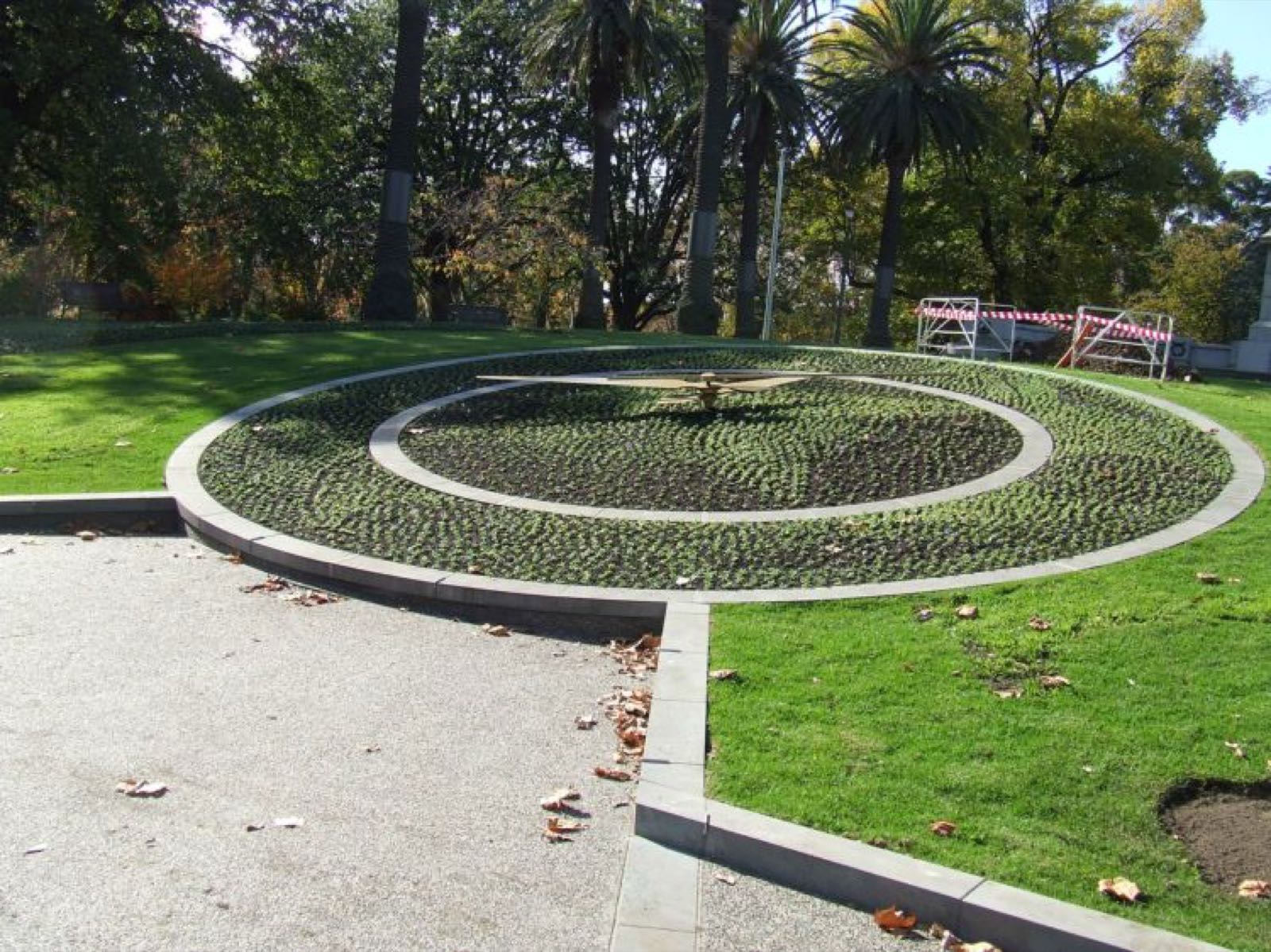 Floral Clock &mdash; stonework by Creative Stone Masonry
