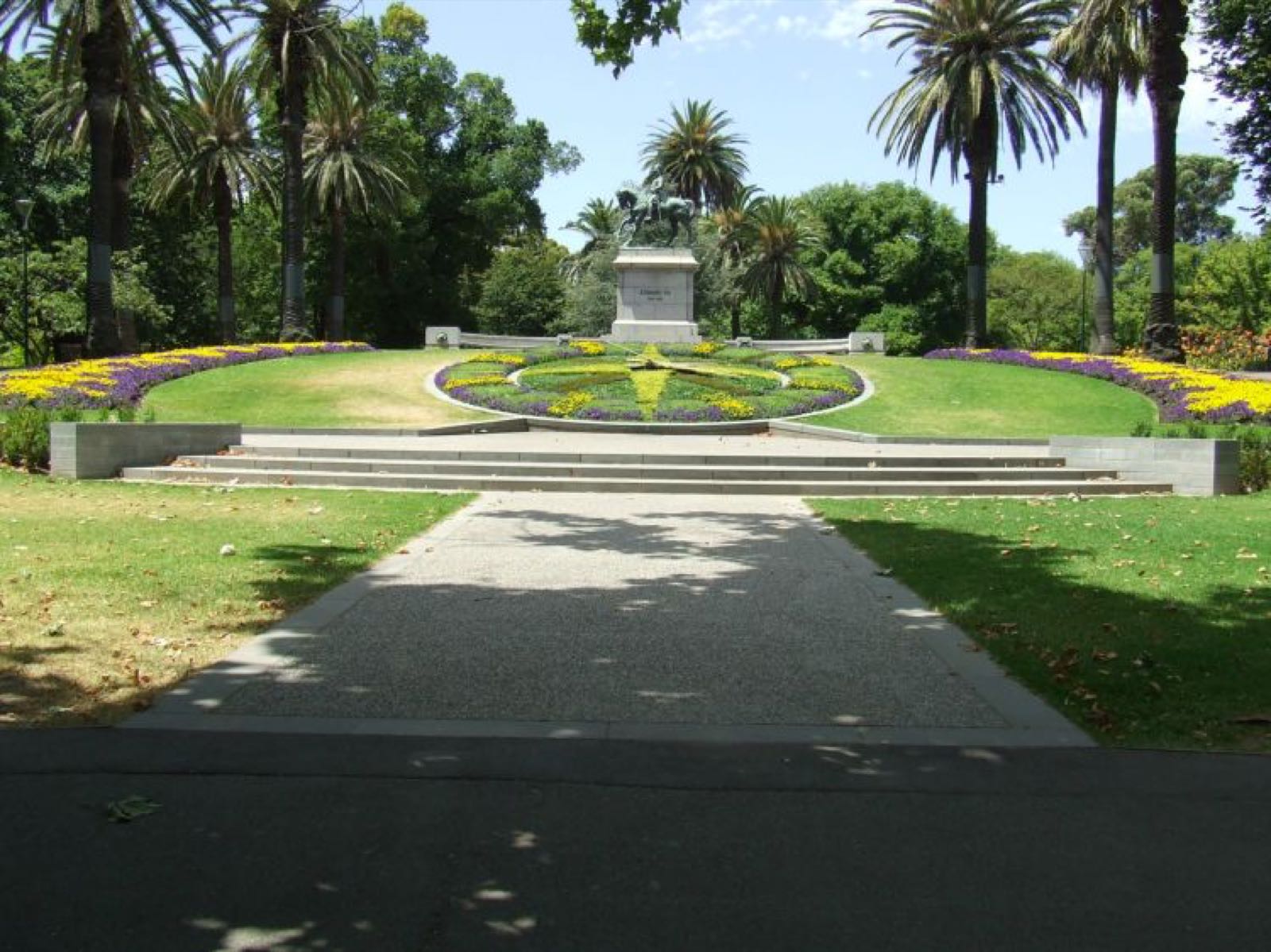 Floral Clock &mdash; stonework by Creative Stone Masonry