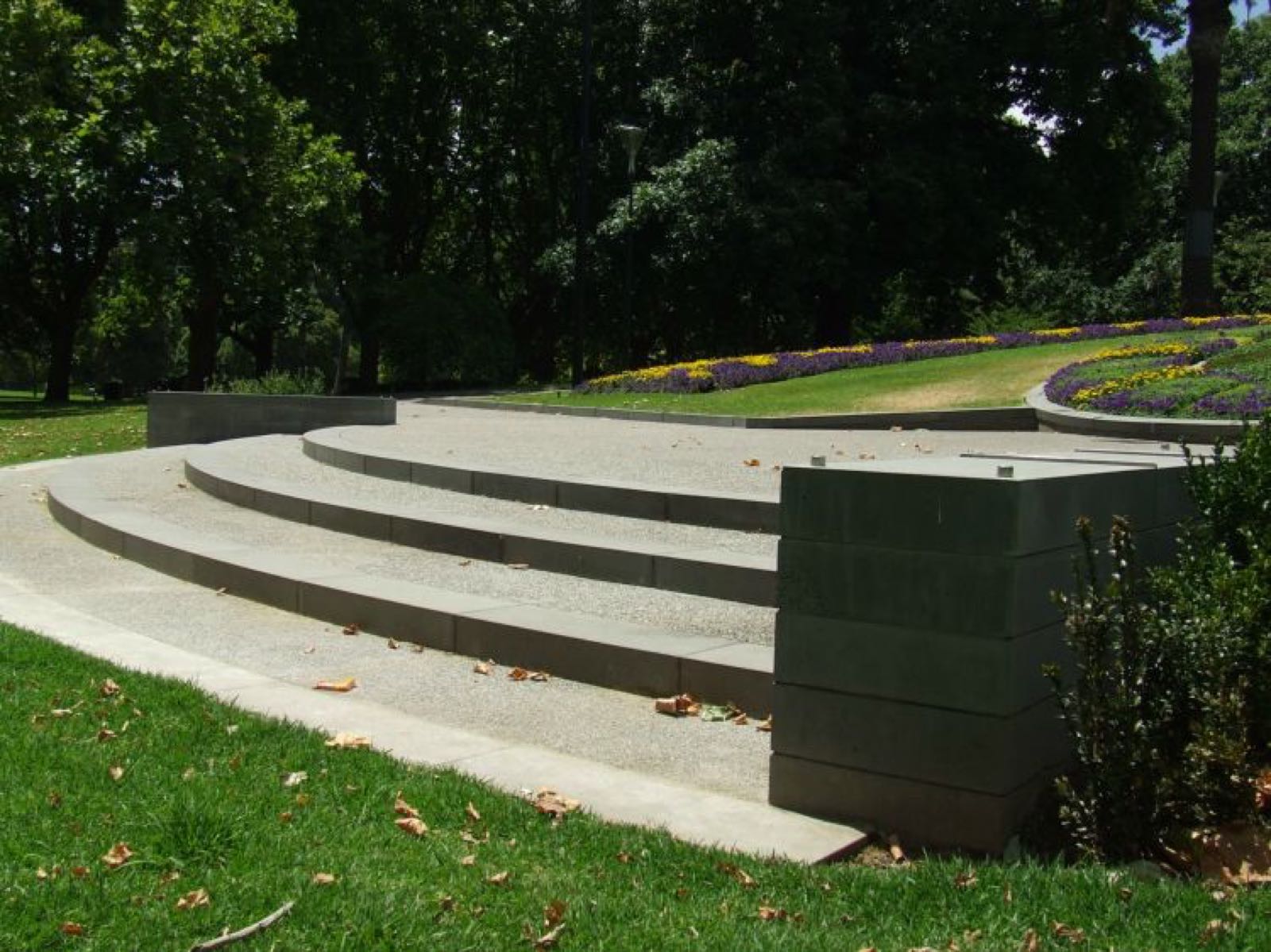 Floral Clock &mdash; stonework by Creative Stone Masonry