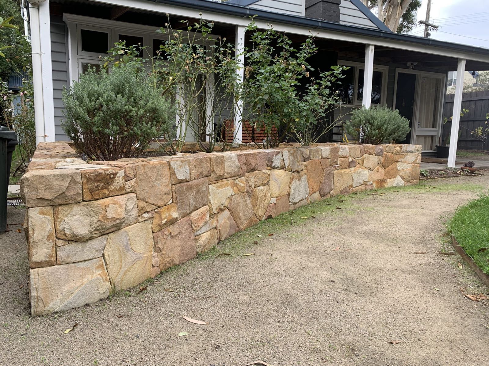 Garden Beds &mdash; stonework by Creative Stone Masonry