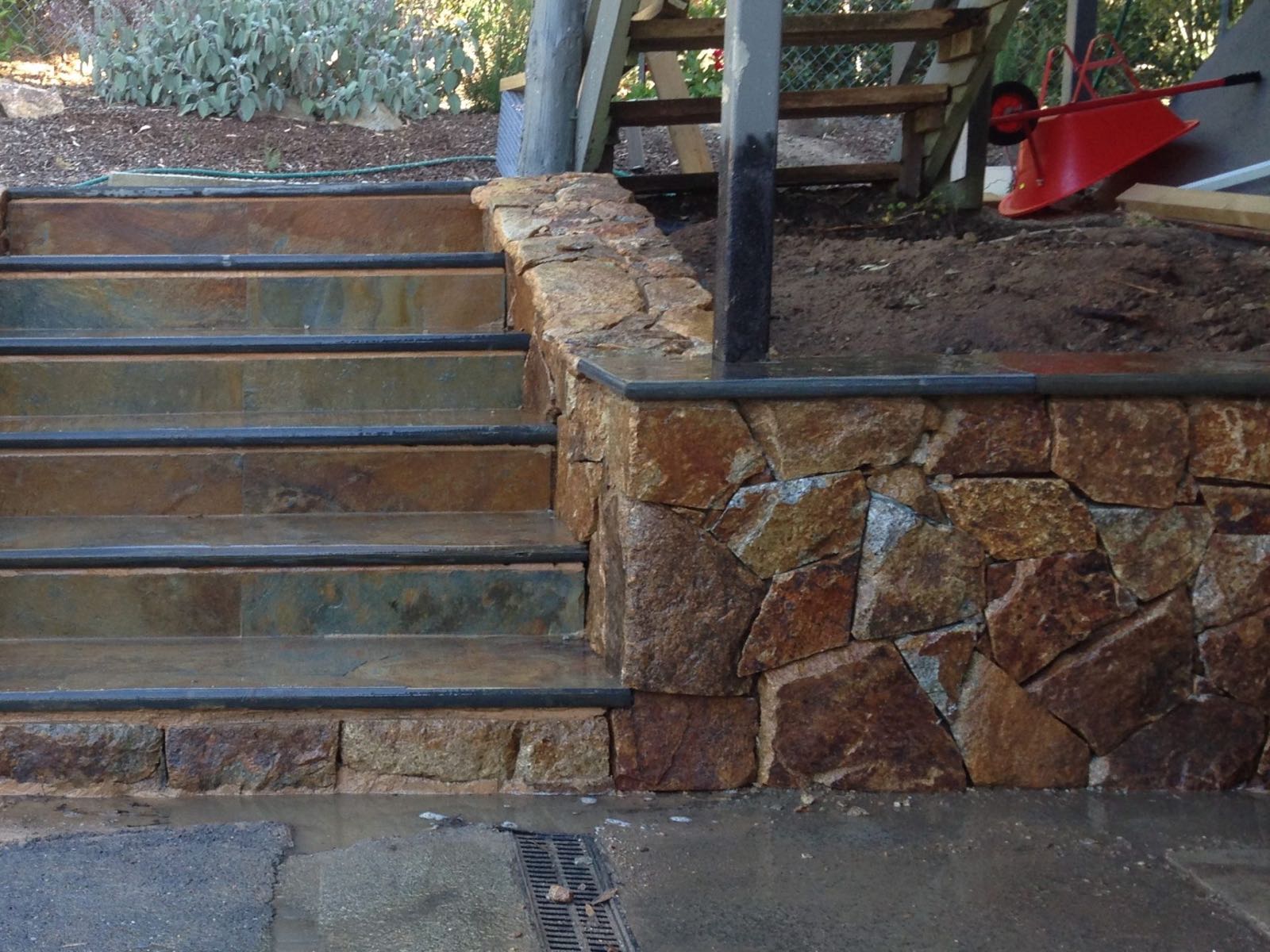 Garden Beds &mdash; stonework by Creative Stone Masonry