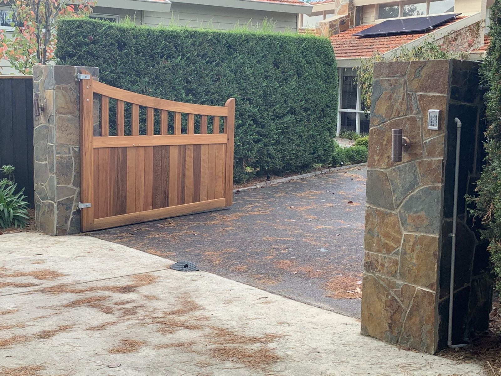 Gateways &mdash; stonework by Creative Stone Masonry