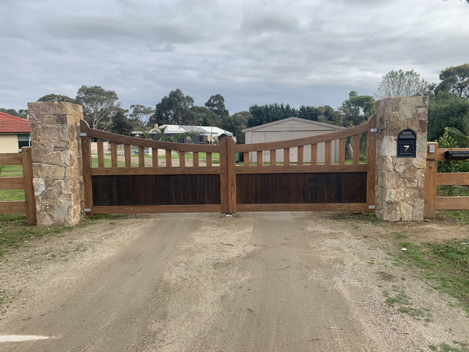 Gateways &mdash; stonework by Creative Stone Masonry