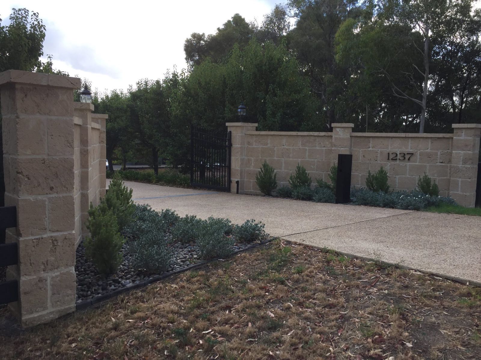 Gateways &mdash; stonework by Creative Stone Masonry