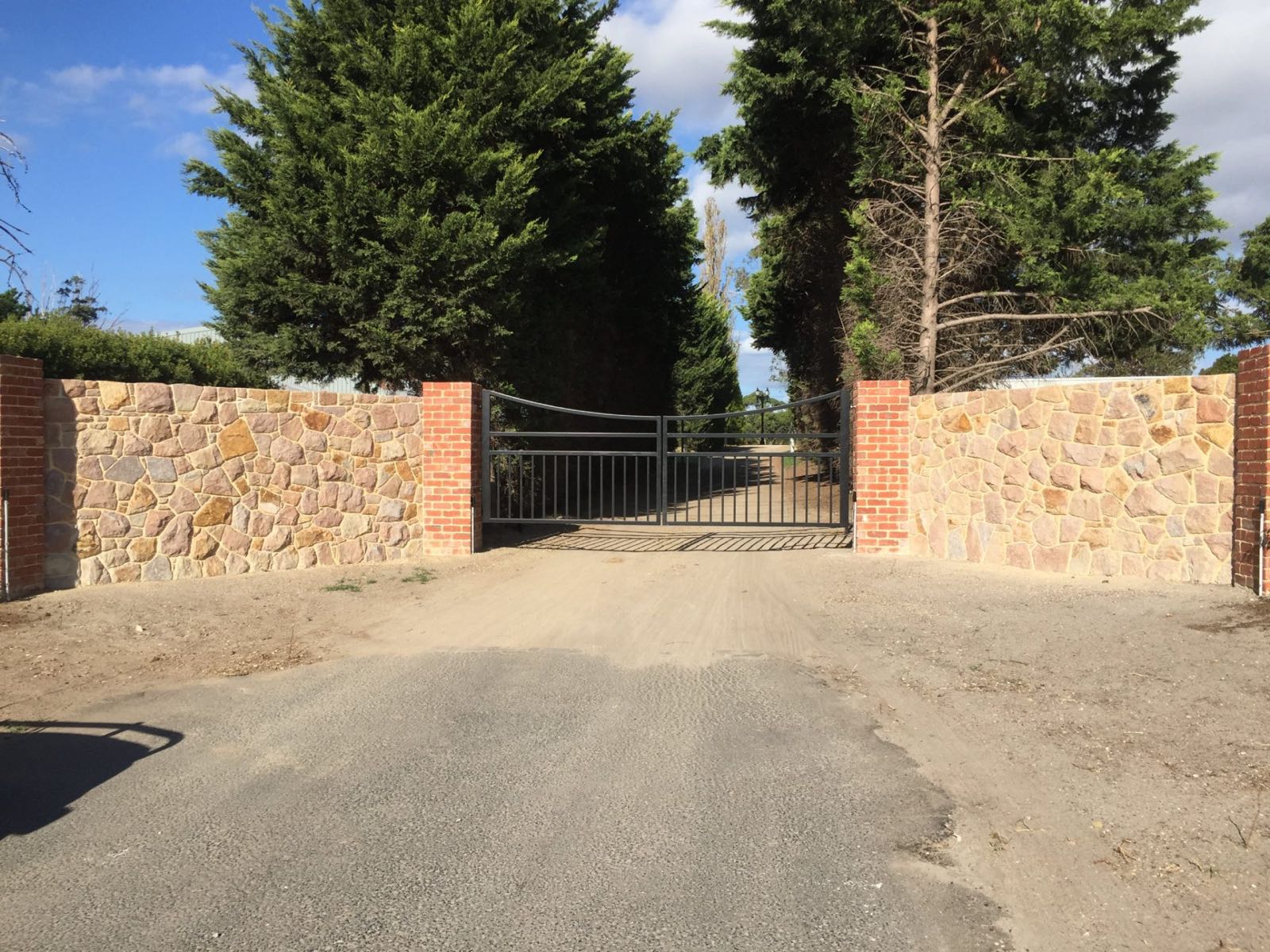 Gateways &mdash; stonework by Creative Stone Masonry