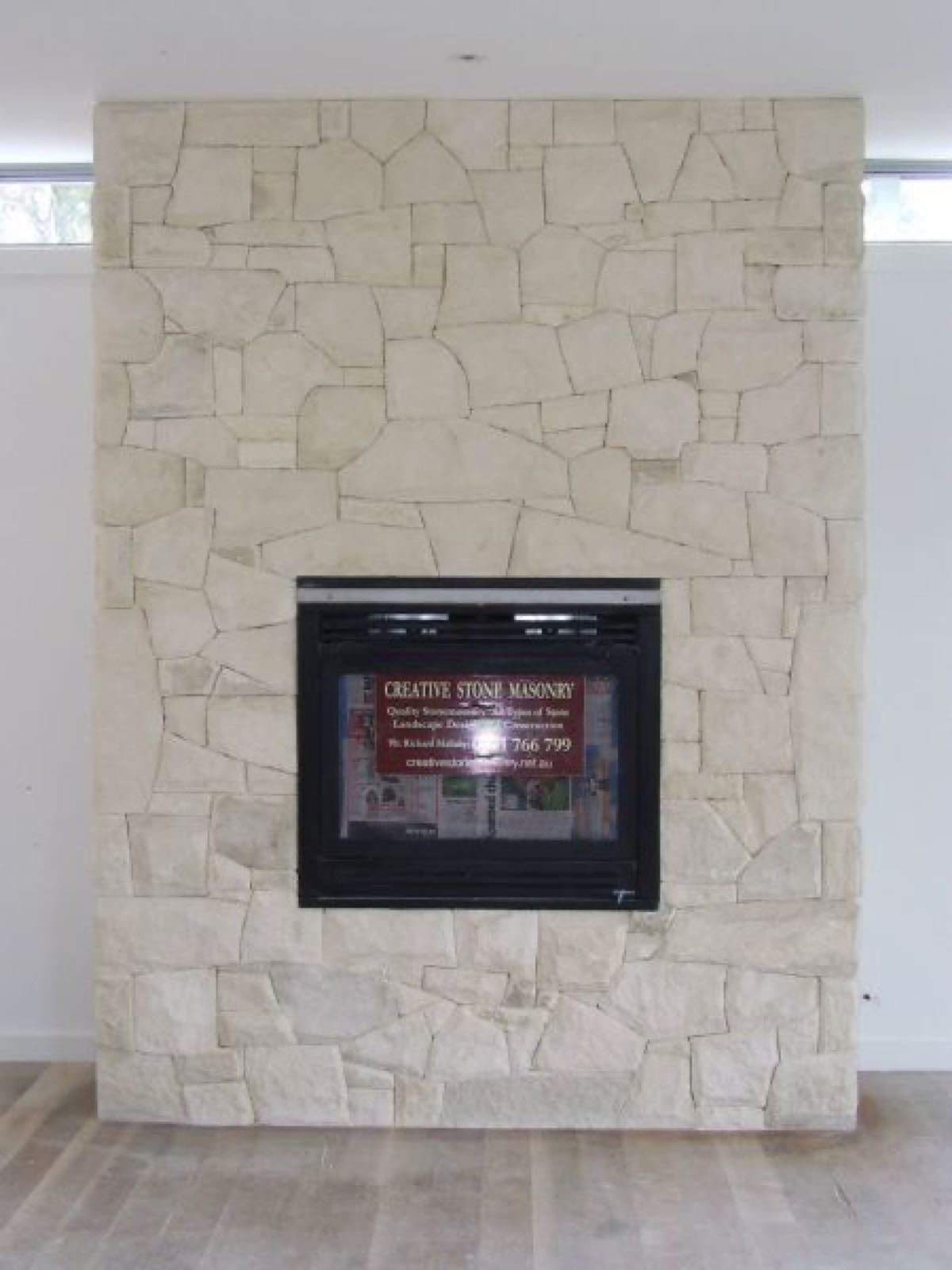 Fireplaces &mdash; stonework by Creative Stone Masonry