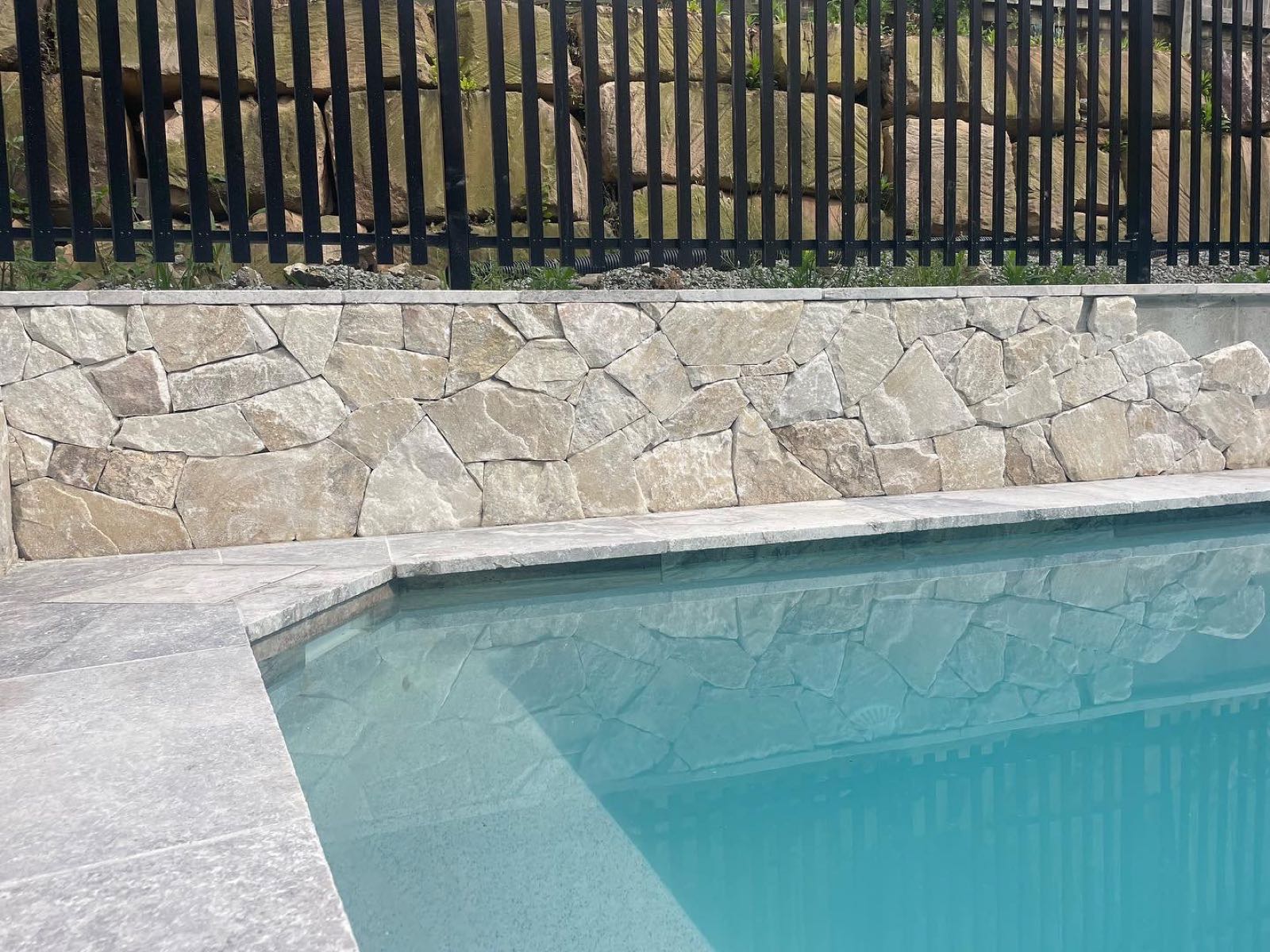 Pools &mdash; stonework by Creative Stone Masonry