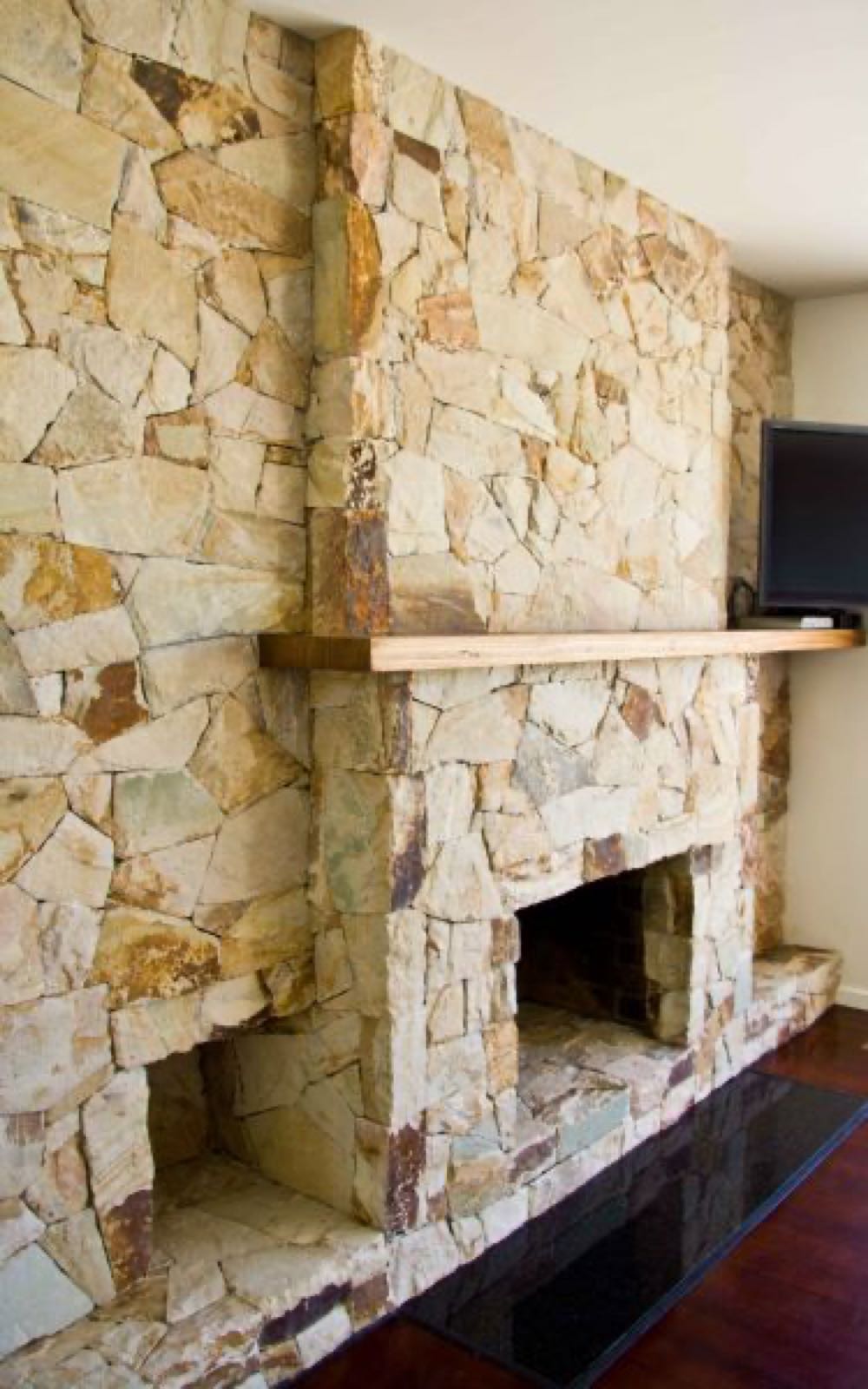 Fireplaces &mdash; stonework by Creative Stone Masonry