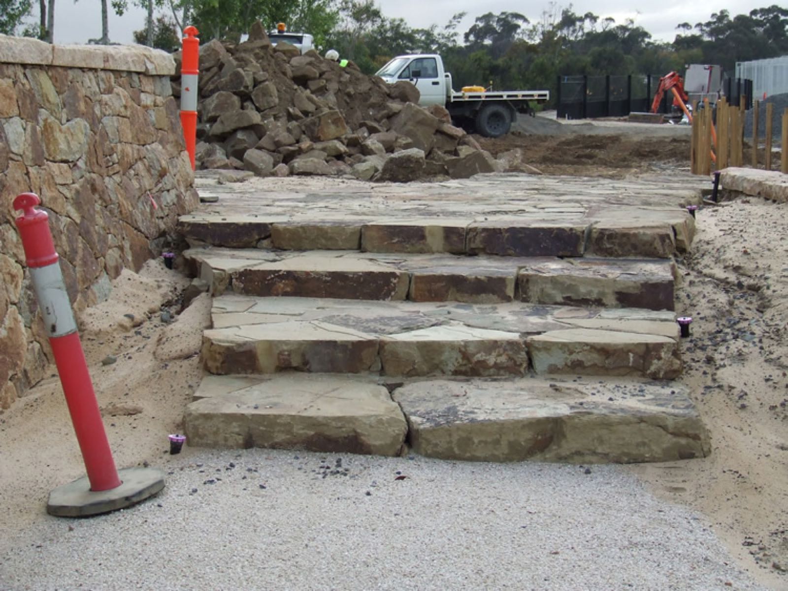 Australian Garden Project — stonework by Creative Stone Masonry